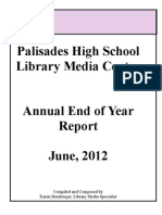 Palisades High School Library 2011-2012 Annual Report