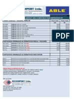 Able Lista Precio Venta 2011