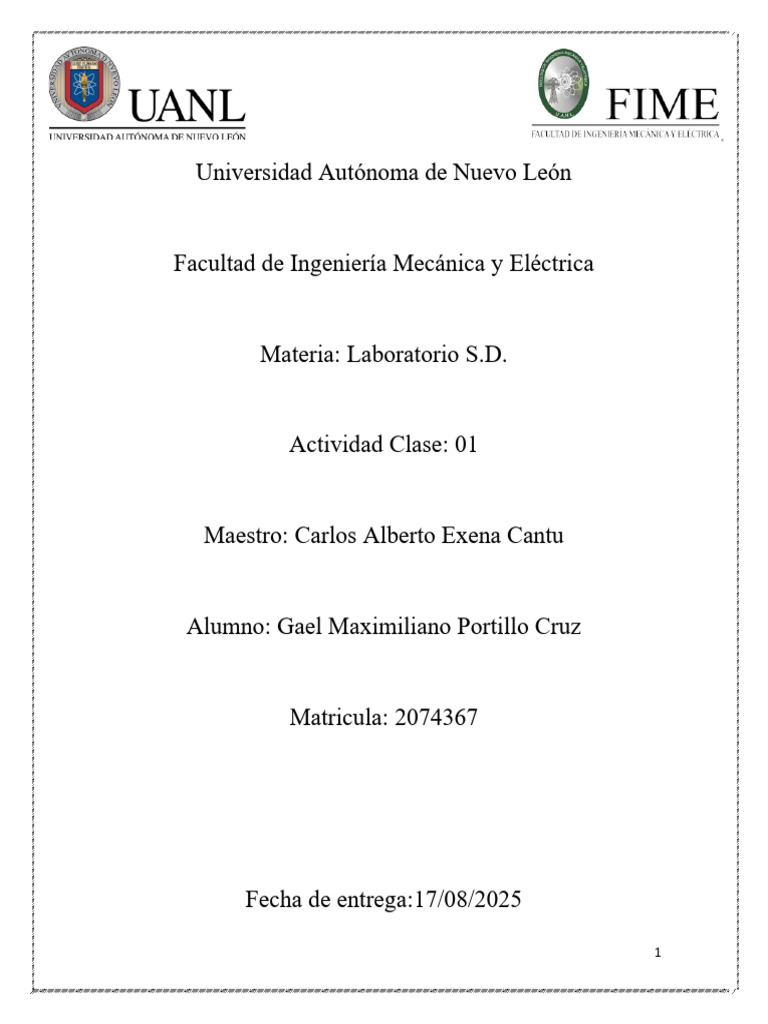 Practica 1.0 | PDF