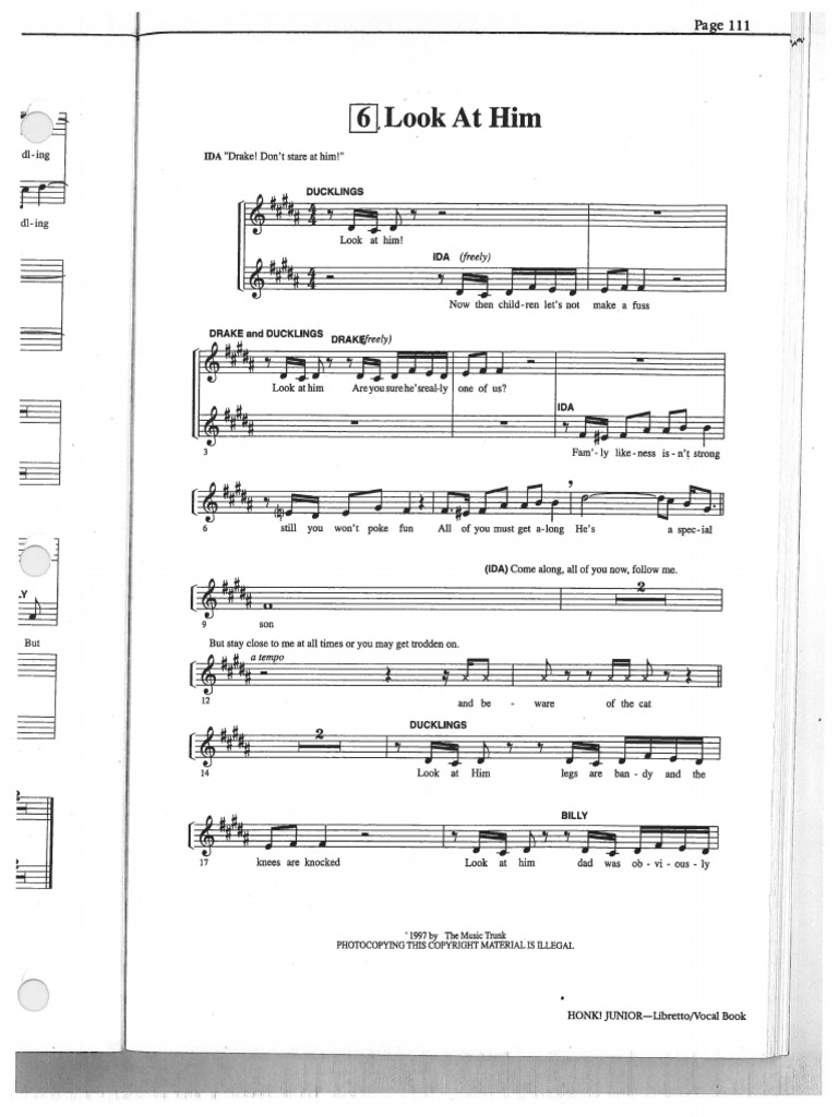 Honk Jr Actor Book | PDF