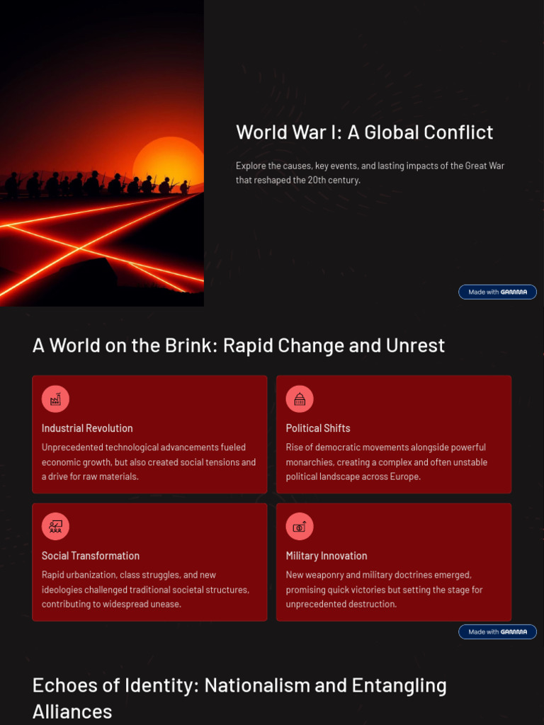 Causes and Impact of World War I | PDF | Austria Hungary | German Empire