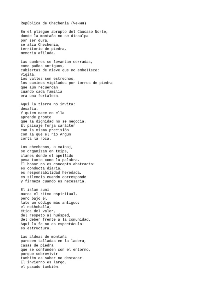Chechenia | PDF