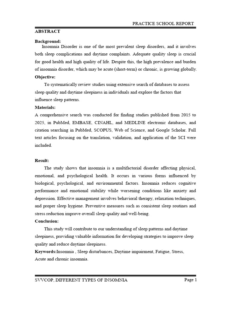 Understanding Different Types of Insomnia | PDF | Insomnia | Sleep Disorder