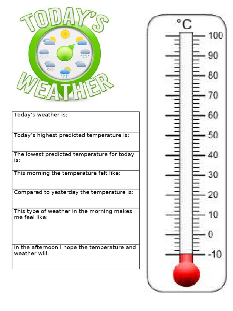 Today's Weather | PDF