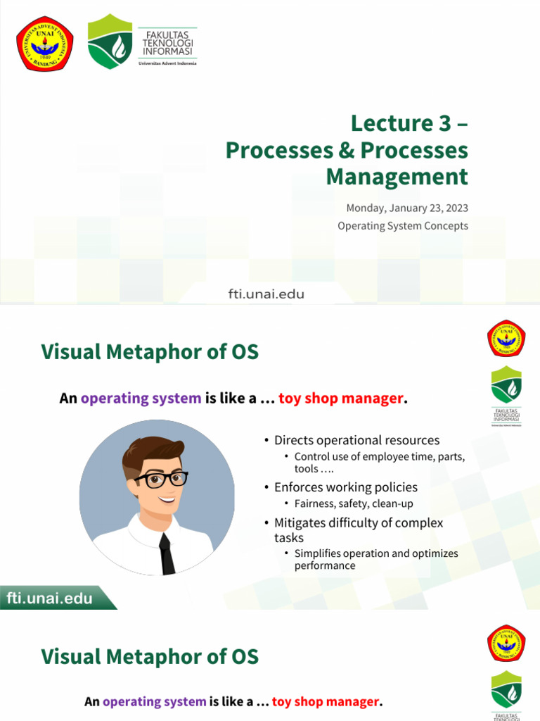 OS_03_Processes Process Management | PDF | Process (Computing ...