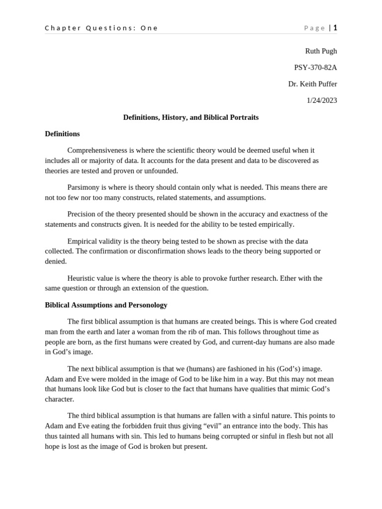 Chapter Q 1 | PDF | Satan | God