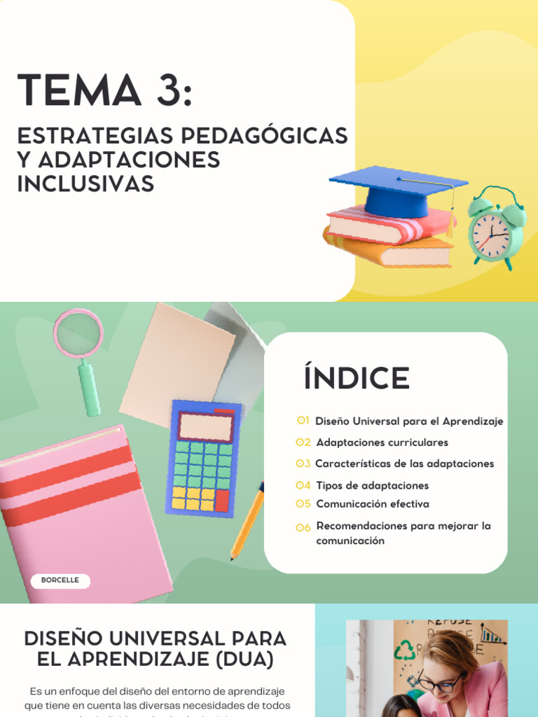 Estrategias Inclusivas en Educación | PDF | Plan de estudios | Aprendizaje