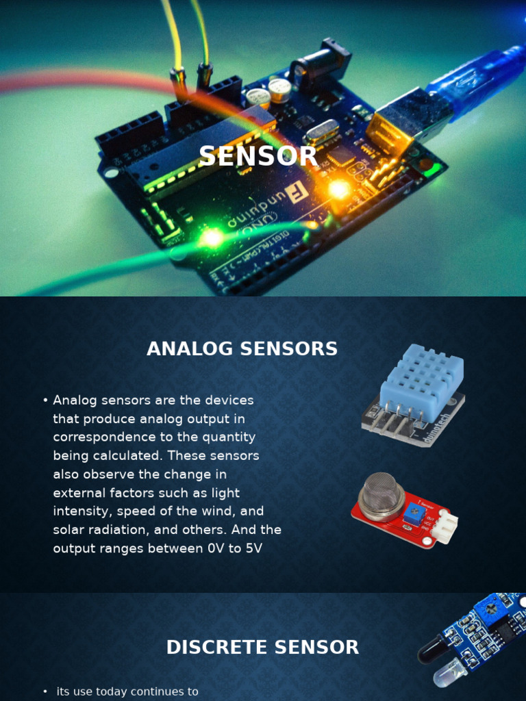 Basics of Sensor | PDF