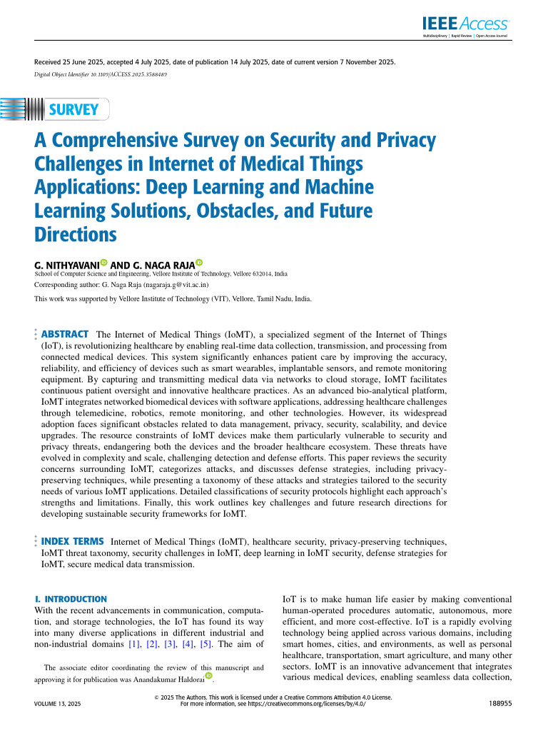 A Comprehensive Survey on Security and Privacy Challenges in Internet ...