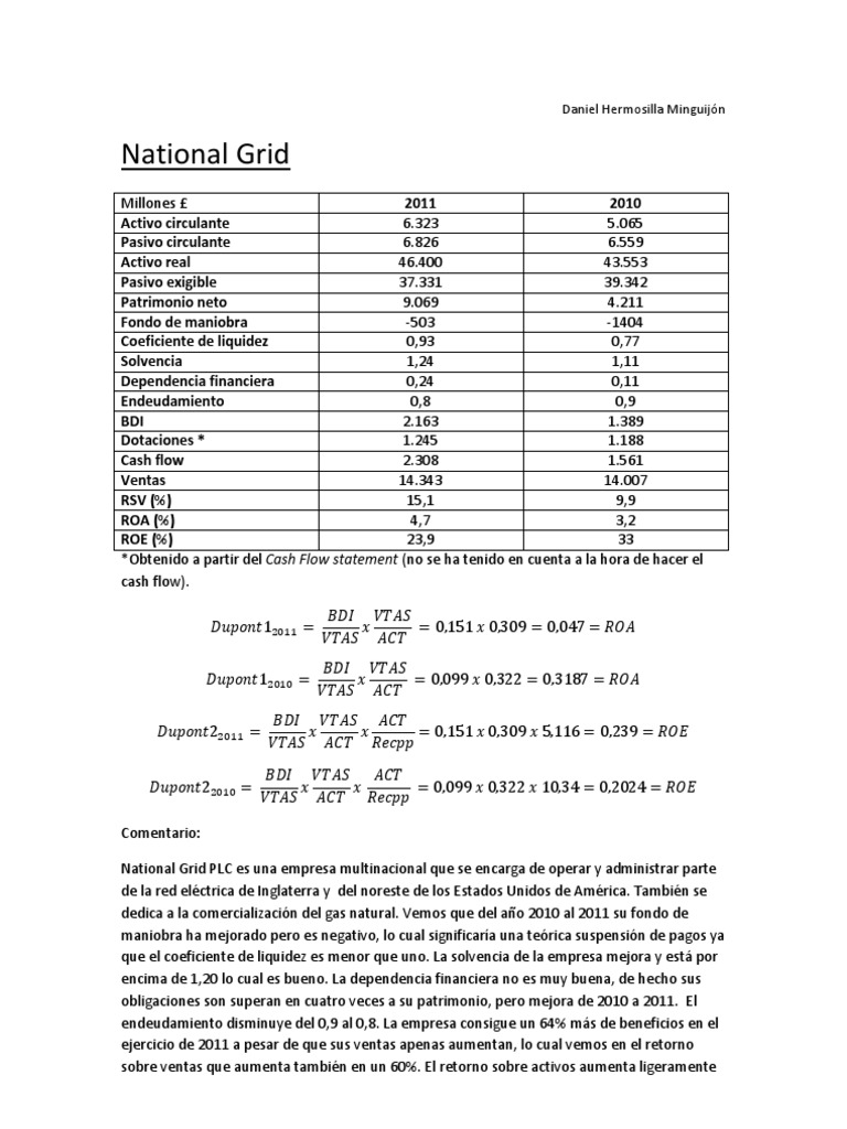 National Grid | PDF | Negocios | Derecho
