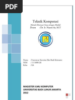 Download Tugas Metode Eliminasi Gauss dengan Matlab by FX Eko Budi Kristanto SN96715952 doc pdf