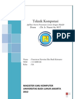 Tugas Aplikasi Sistem Persamaan Linear Dengan Matlab