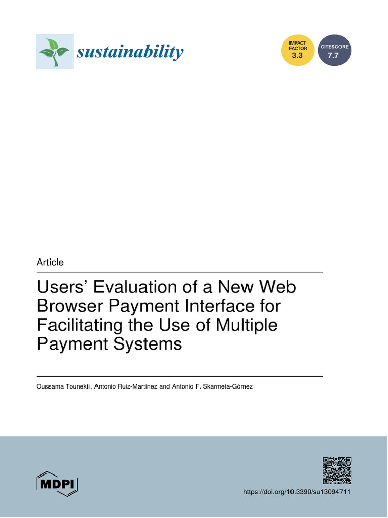 User Evaluation of Payment Interface | PDF | Usability | Survey Methodology