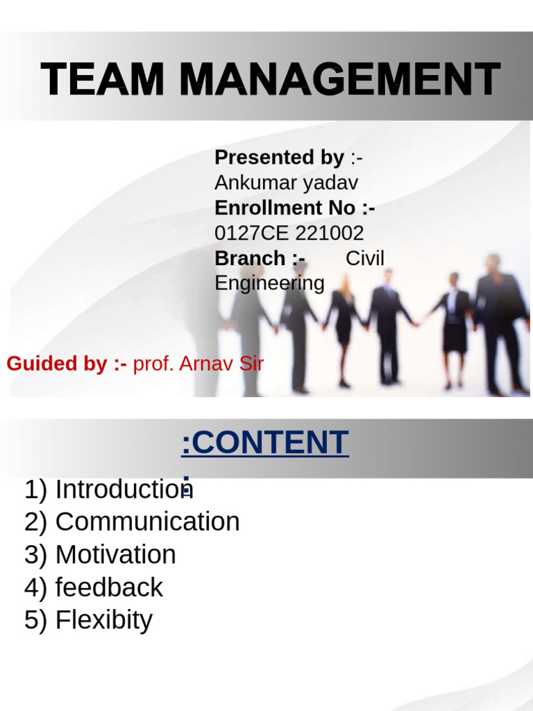 Effective Team Management Strategies | PDF