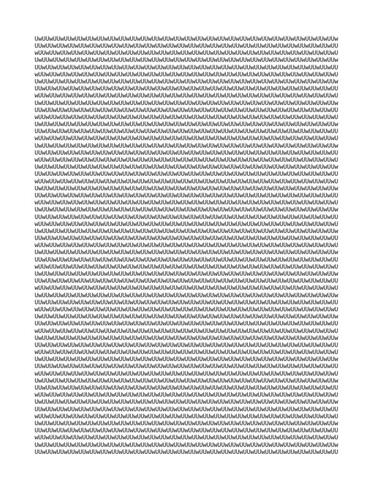 UwU Text Repetition Analysis | PDF