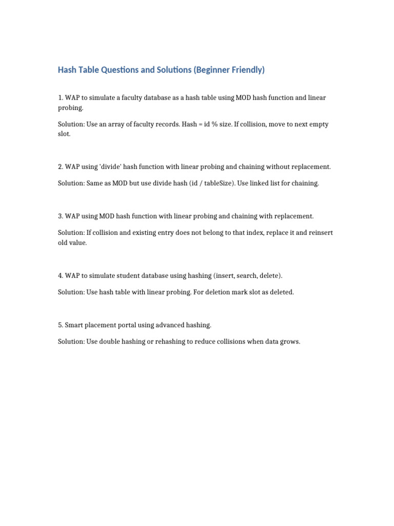 Hash Solutions Fixed | PDF