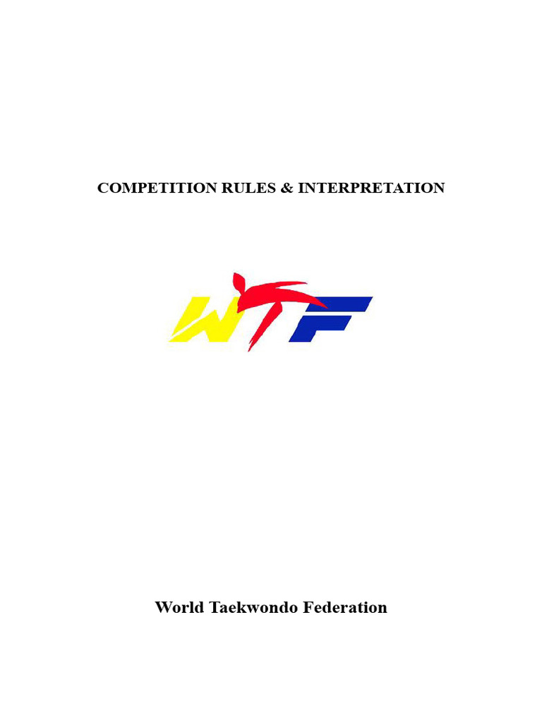 Taekwondo_WTF_Competition_Rules | PDF | Taekwondo | Referee