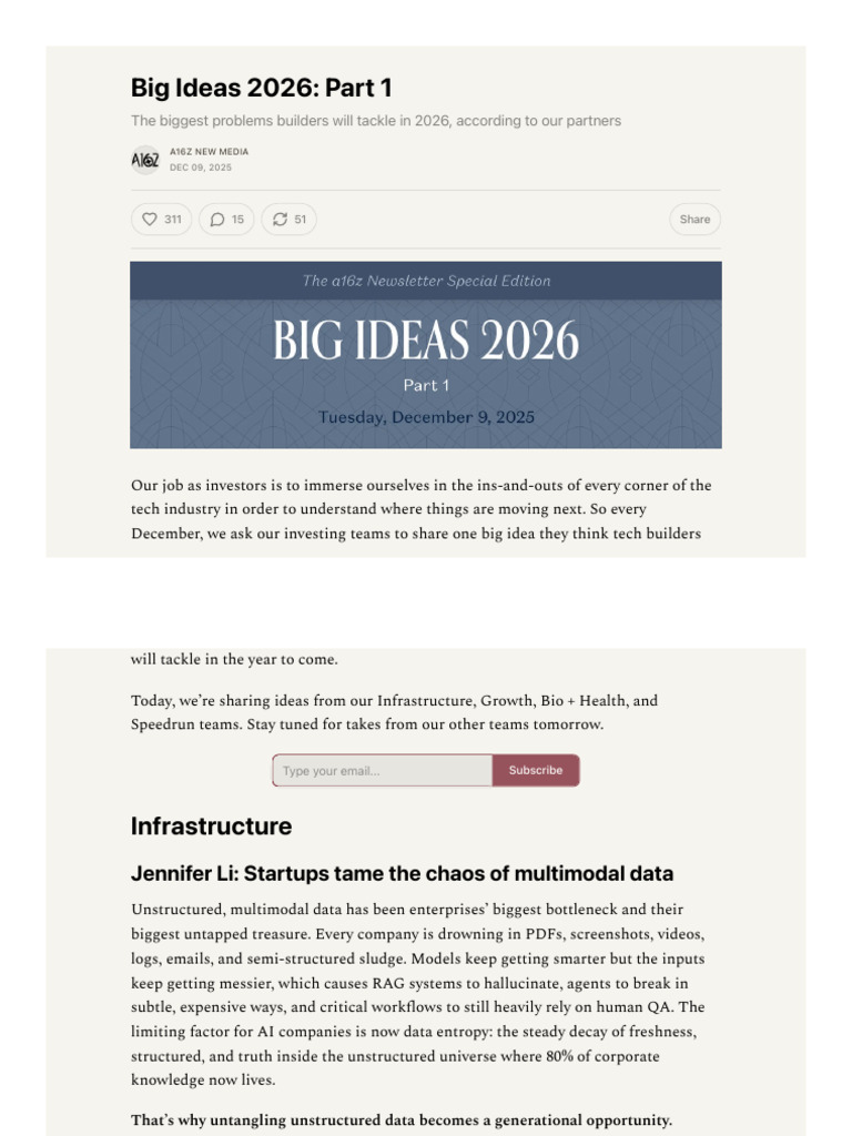 Big Ideas for Tech in 2026: Key Challenges | PDF | Artificial ...