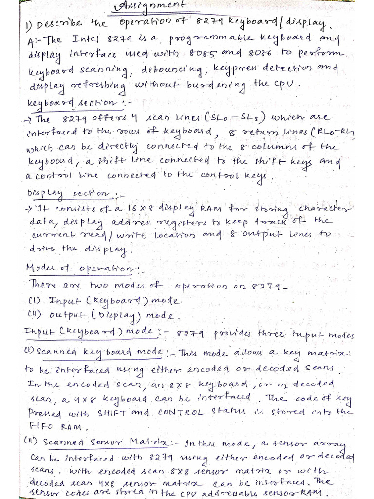 MPMC Assignment | PDF