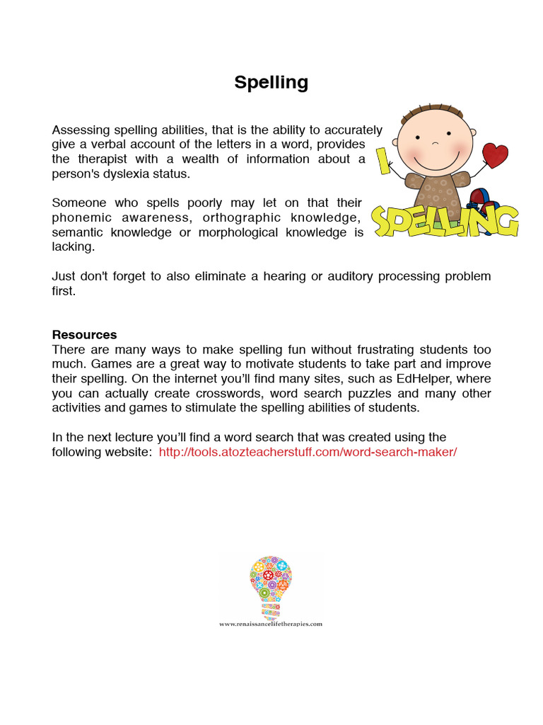 3.6 Spelling Copy | PDF