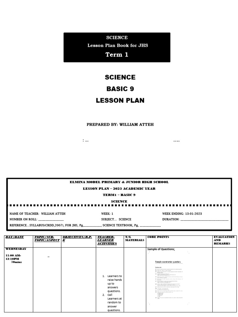 JHS Science Lesson Plan: Acids & Bases | PDF | Acid | Malaria