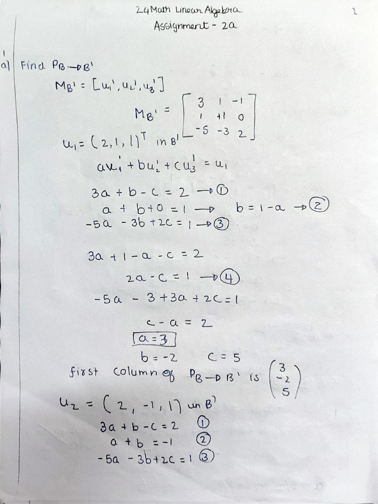 Assignment 2a Answers | PDF