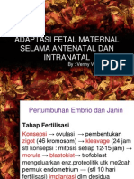 Adaptasi Fetal Maternal Selama Antenatal Dan Intranatal Yg Dipake