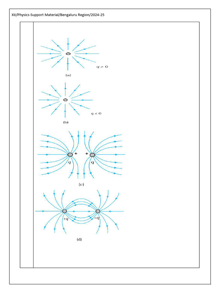 Charge Configurations and Field Lines | PDF
