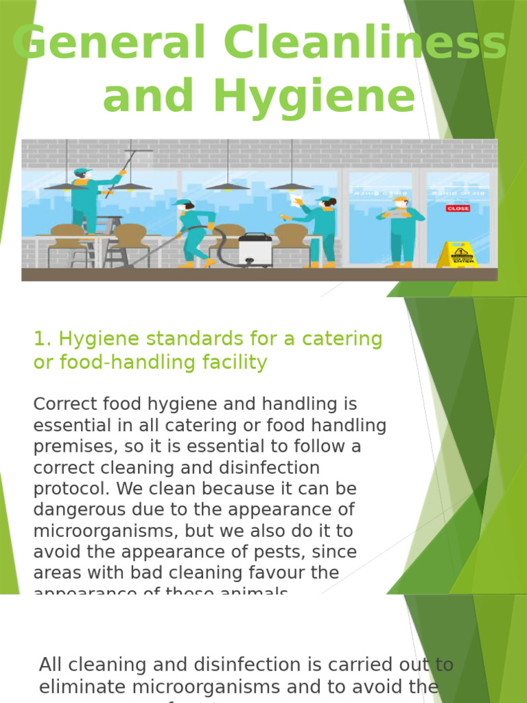 General Cleanliness and Hygiene | PDF | Hygiene | Disinfectant