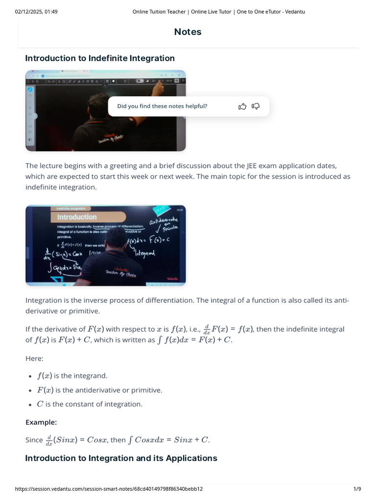 II1 | PDF | Integral | Functions And Mappings