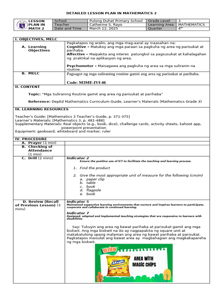 Lesson Plan | PDF