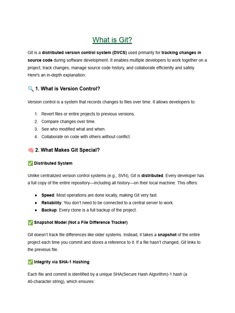 What is Git_ | PDF | Version Control | Computer Engineering