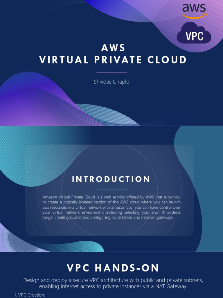 AWS VPC Hands-On Practical | PDF | Information Technology | Computer ...