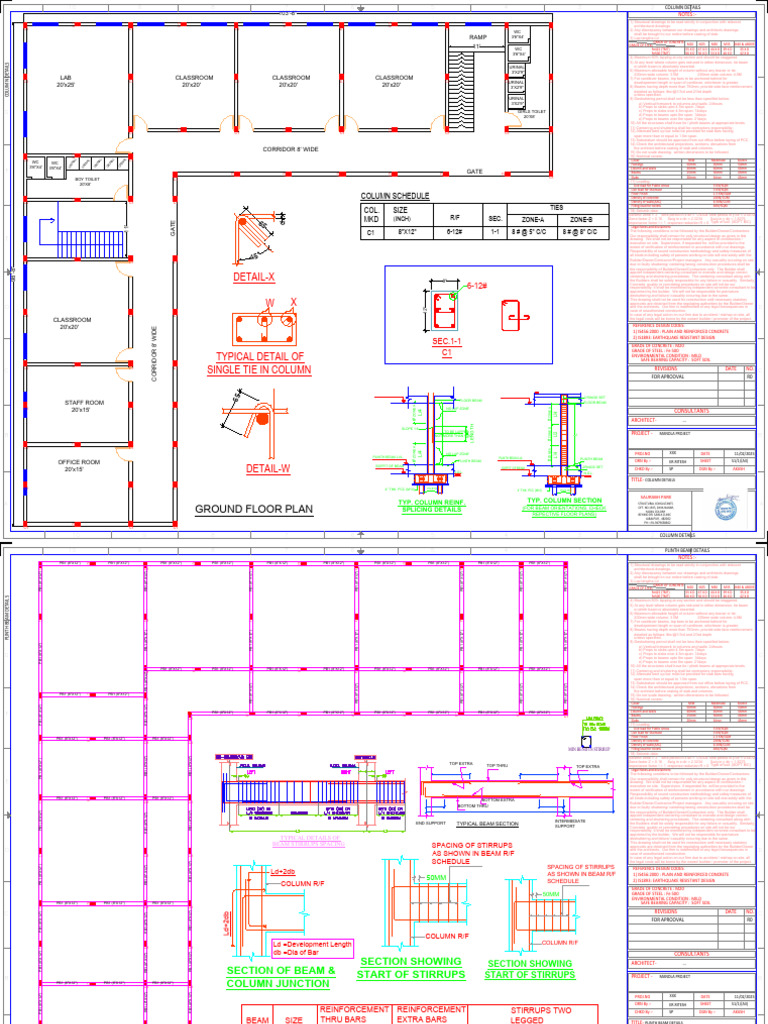 SCHOOL STR | PDF | Building Materials | Building Engineering