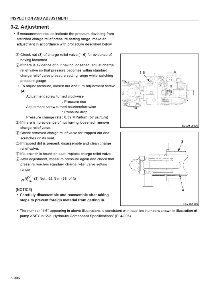 Inspection and Adjustment Guidelines | PDF