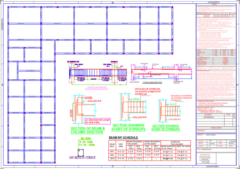 Structural Beam and Column Details | PDF | Building Engineering | Civil ...