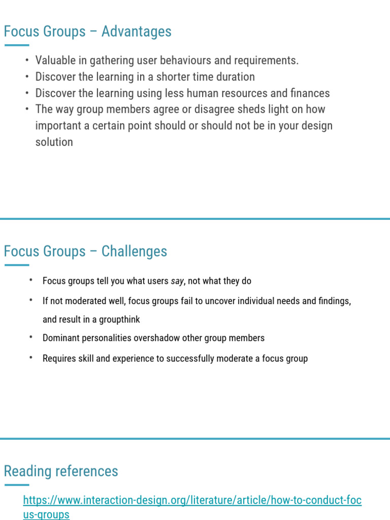 Focus Groups: Pros and Cons Explained | PDF