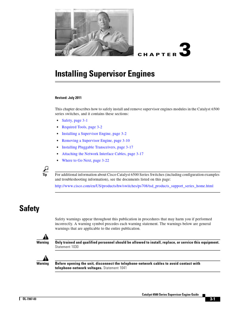 Installing Supervisor Engines | PDF | Computer Engineering