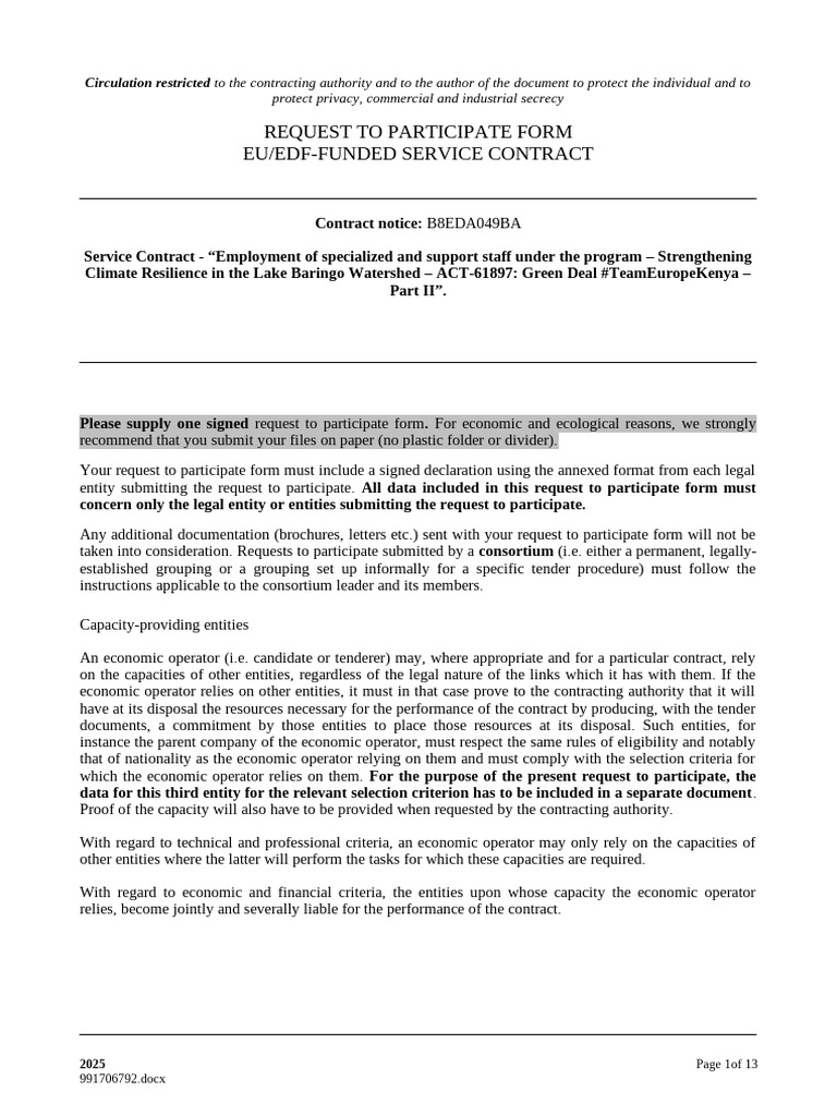 b3 Req Part Form en | PDF | Audit | Consortium