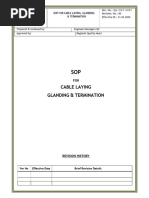 Cable Laying and Termination SOP | PDF | Personal Protective Equipment ...