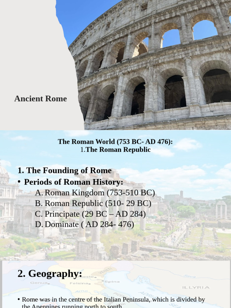 Overview of Ancient Rome's History | PDF | Roman Mythology | Ancient Europe