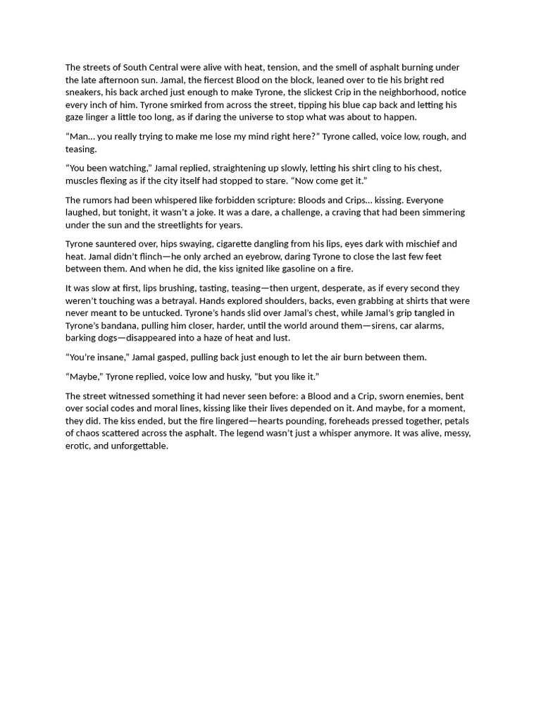 Scribd Dummy Document - Tyrone and Jamal | PDF