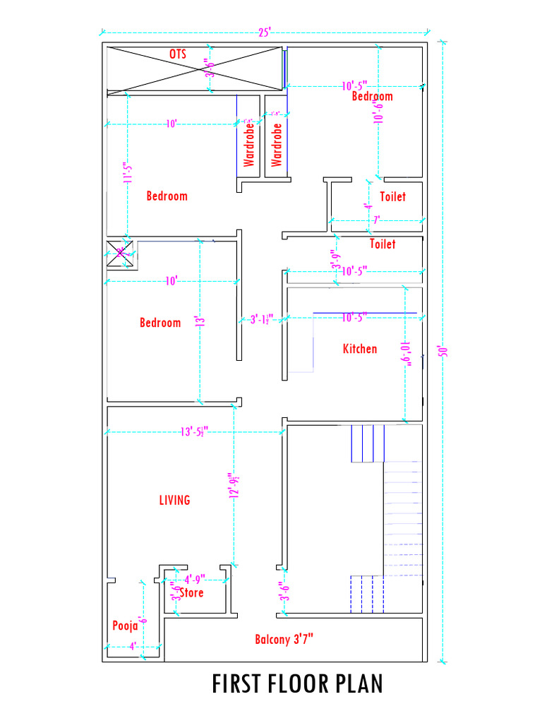 First Floor Plan Layout Details | PDF