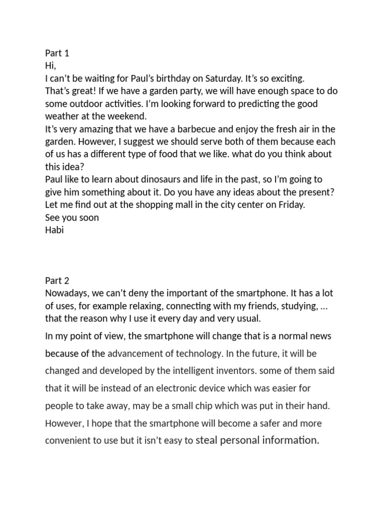 Test 1 (Book 2) | PDF