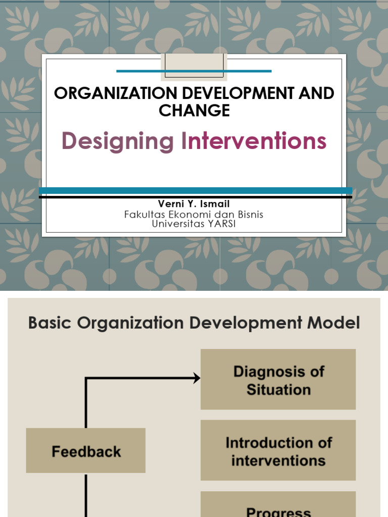 Pertemuan 5 - Intervention Design_New | PDF | Organization Development ...