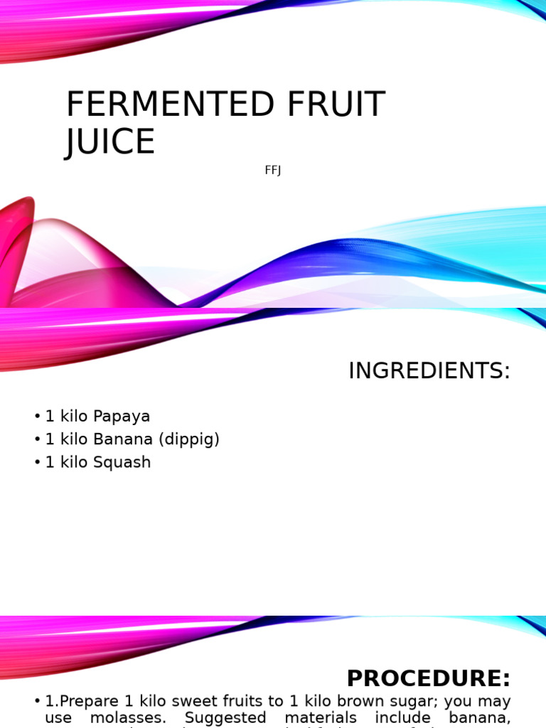 Fermented Fruit Juice Pdf