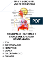 Signosysintomasdelaparatorespiratorio