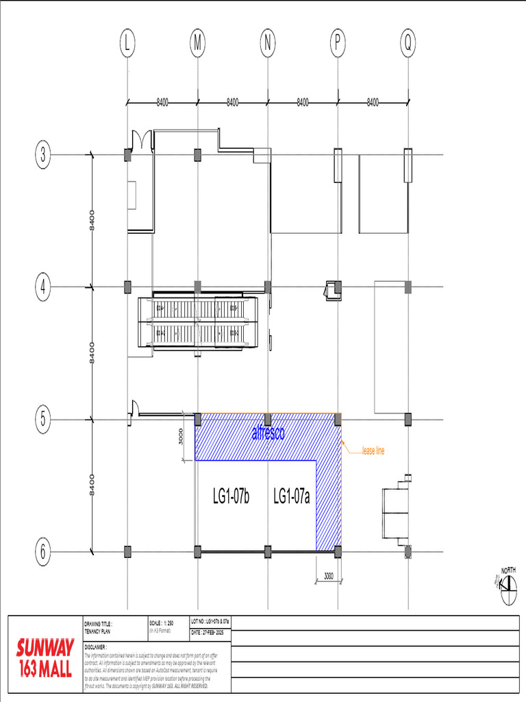 Tenancy Plan for Lot LG1-07b & 07a | PDF | Lease | Real Property Law