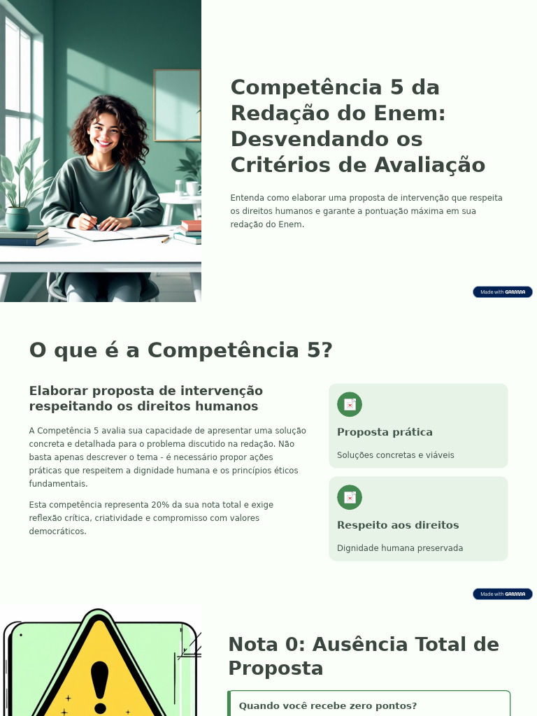Competencia 5 Da Redacao Do Enem Desvendando Os Criterios de Avaliacao ...