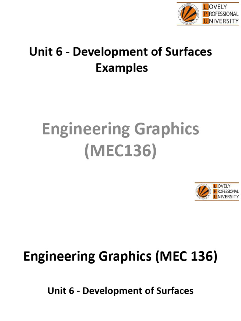 Surface Development Techniques in Engineering | PDF | Triangle | Shape